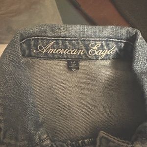 American Eagle Cropped Jean Jacket